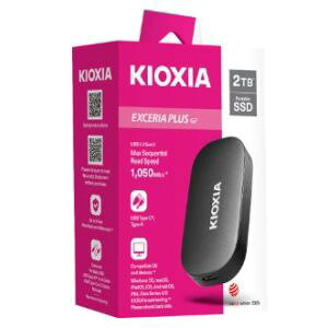 yLINVA kioxiazLINVA SSD 2TB LXD20K002TG8 Portable SSD EXCERIA PLUS G2 Type-C 1050/1000