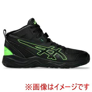 yAVbNX ASICSzAVbNX 1064A019 DUNKSHOT MB 10 BLACK/GREEN GECKO 21.0cm