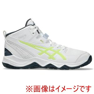 yAVbNX ASICSzAVbNX 1064A019 DUNKSHOT MB 10 WHITE/GLOW YELLOW 23.0cm