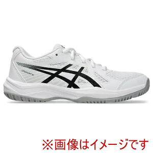 �y�A�V�b�N�X ASICS�z�A�V�b�N�X 1074A045 UPCOURT 6 GS WHITE/BLACK 23.0cm