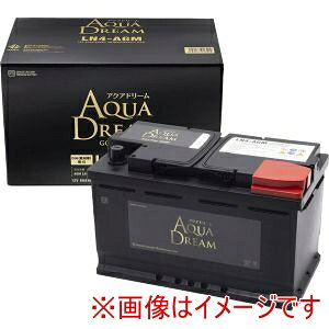 �yAQUA DREAM�zAQUA DREAM GB LN4-AGM �A���ԗp DIN�K�i ���B�Ԏd�l �A�C�h�����O�X�g�b�v�ԑΉ� �o�b�e���[ GOLD BATTERY AGM�^�C�v �����i
