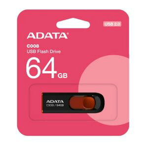�y�G�C�f�[�^ ADATA�zADATA AC008-64G-RKD-I USB 2.0 64GB ���[�J�[�ۏ�5�N