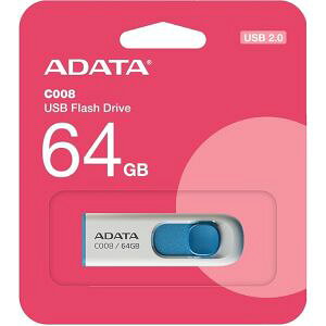 �y�G�C�f�[�^ ADATA�zADATA AC008-64G-RWE-I USB 2.0 64GB ���[�J�[�ۏ�5�N