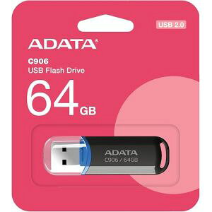 �y�G�C�f�[�^ ADATA�zADATA AC906-64G-RBK-I USB 2.0 64GB ���[�J�[�ۏ�5�N