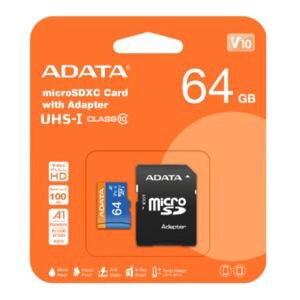 �y�G�C�f�[�^ ADATA�zADATA AUSDX64GUICL10A1-RA1-I �}�C�N��SDXC64GB UHS-I �N���X10 ���[�J�[�ۏ؉i�N