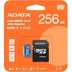 �y�G�C�f�[�^ ADATA�zADATA AUSDX256GUICL10A1-RA1-I �}�C�N��SDXC256GB UHS-I �N���X10 ���[�J�[�ۏ؉i�N