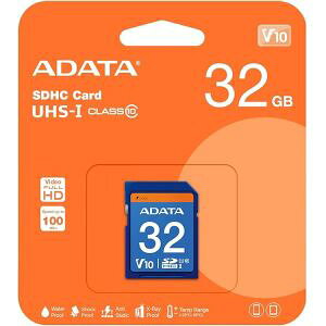 �y�G�C�f�[�^ ADATA�zADATA ASDH32GUICL10-R-I SD32GB UHS-I �N���X10 ���[�J�[�ۏ؉i�N