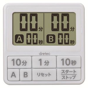 �y�h���e�b�N dretec�z�h���e�b�N T-551WT �_�u���^�C�}�[ �z���C�g