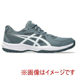 �y�A�V�b�N�X ASICS�z�A�V�b�N�X 1041A483 COURT SLIDE 4 �I�[���R�[�g IRONCLAD/WHITE 24.5cm