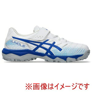 �y�A�V�b�N�X ASICS�z�A�V�b�N�X 1104A056 JUNIOLE 7 TF WHITE/ASICS BLUE 19.5cm