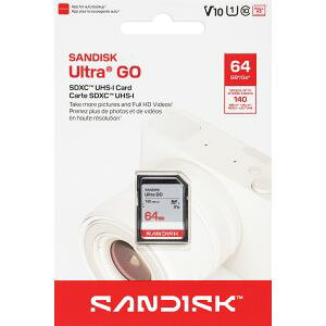 �y�T���f�B�X�N SanDisk ���s�A���i2�T�ԕۏ؂̂݁z�T���f�B�X�N SDXC 64GB SDSDUGN-064G-GN6IN UHS-I class10 SD�J�[�h