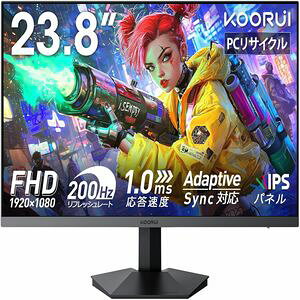 ���������I�I�y�N�[���C KOORUI�zKOORUI G2411P 24�C���` 1920×1080 200Hz 1ms ���j�^�[�ysmtb-u�z