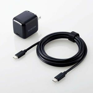�y�G���R�� ELECOM�zACDC-PD8445BK �m�[�gPC�pAC�A�_�v�^�[/USB�[�d��/USB PD/45W/USB-C×1/C-C�P�[�u���t��/2.0m/�u���b�N