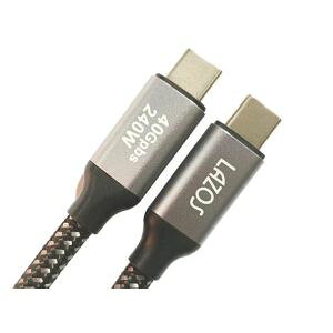 �yLazos�zLazos L-TCPE-B1 USB�P�[�u�� TypeC to C PD3.1 EPR�Ή� 1m