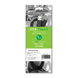 �y���\�X Lazos�z���\�X L-TC5-BK1 USB�P�[�u�� A to TypeC �[�d�E�f�[�^�]���p 5A �u���b�N 1m