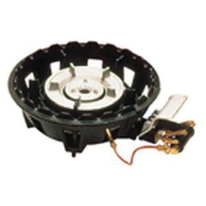 【アサヒサンレッド】アサヒサンレッド ハイカロリーショートコンロ 二重型 MD-218P P付 LPガス