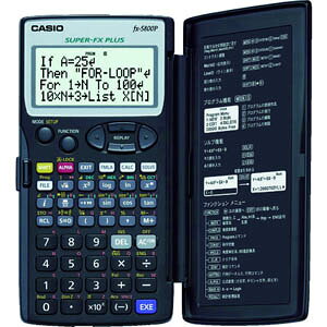 yJVI CASIOzJVI FX-5800P-N vO֐d CASIO