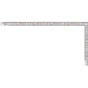 【シンワ測定 SHINWA】シンワ測定 11160 曲尺厚手広巾 ホワイト 30cm表裏同目 8段目盛