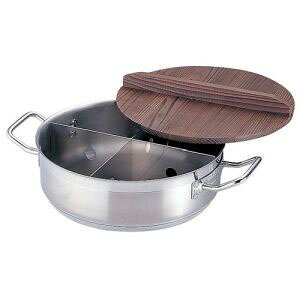 【遠藤商事 TKG】TKG 21-0 TKGプロ IH対応 電磁調理器用 丸型おでん鍋 木蓋付 大 EOD291 遠藤商事