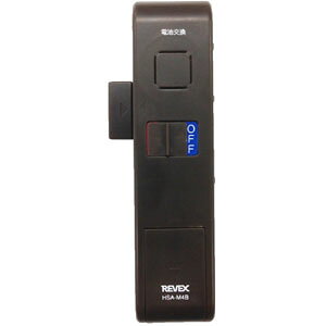 【リーベックス REVEX】ドア窓チャイム HSA-M4B ブラック