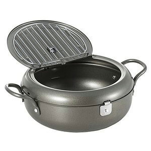 天壱 フタ付天ぷら鍋 22cm SJ2135