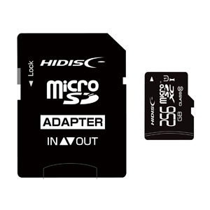 【ハイディスク HI DISC】ハイディスク マイクロSDXC 256GB HDMCSDX256GCL10UIJP3 Class10 UHS-I microSD 磁気研究所