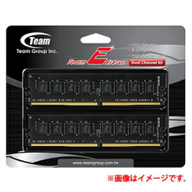 【チーム Team】DDR4-2400 PC4-19200 16GB 8GBx2枚 デスクトップ用 TED416GM2400C16DC01