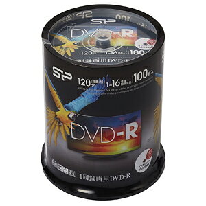 �y�V���R���p���[ Silicon Power�zSPDR120PWC100S �^��pDVD-R 1-16�{���L�^�Ή� �C���N�W�F�b�g�v�����^�Ή� 100���X�s���h��