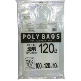 【オルディ ORDIY】オルディ P-121 ポリバッグ ビジネス 透明 10枚入 ポリ袋