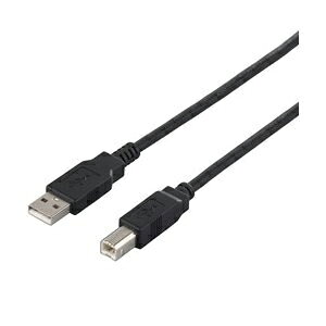 �y�o�b�t�@���[ BUFFALO�z�o�b�t�@���[ BSUAB215BK USB2.0�P�[�u�� A to B �u���b�N 1.5m