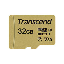 【トランセンド Transcend】トランセンド マイクロSDHC 32GB TS32GUSD500S Class10 UHS-I U3 Micro MLC microSD