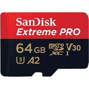 メール便3個まで対象商品 サンディスク SanDisk 海外パッケージ マイクロSDXC 64GB SDSQXCY-064G-GN6MA 全国一律送料無料 PRO 当店一番人気 V30 UHS-I A2 U3 Extreme class10
