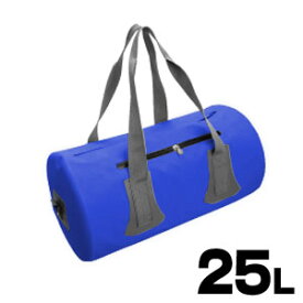 【輸入特価アウトレット】防水バッグ 防災 無縫製 ドラムバッグ ボストンバッグ ショルダーバッグ スポーツバッグ 25L ブルー