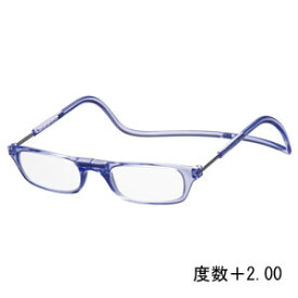 【オーケー光学 OHKEI】オーケー光学 クリック リーダー パステル バイオレットパステル 度数+2.00 老眼鏡 CliC Pastel