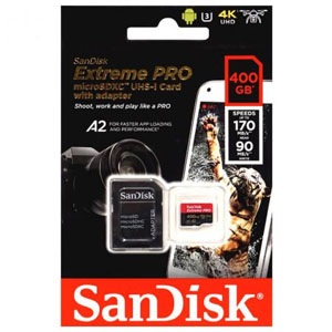 【メール便3個まで対象商品】 【サンディスク SanDisk 海外パッケージ】サンディスク マイクロSDXC 400GB SDSQXCZ-400G-GN6MA UHS-I class10 microsdカード