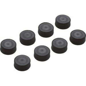 【トラスコ中山 TRUSCO】樹脂台車 交換用目隠しキャップ ブラック 8個入り JDMC-8S-BK