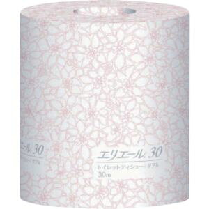 送料無料!!【エリエールビジネスサポート】トイレットティシューダブル30m個包装 80ロール入1ケース メーカー直送 代引不可 北海道沖縄離島不可【smtb-u】