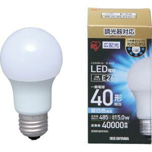 �y�A�C���X�I�[���} IRIS�zLED�d�� ���� E26 �L�z�� 40�`���� �����F LDA5N-G/D-4V2