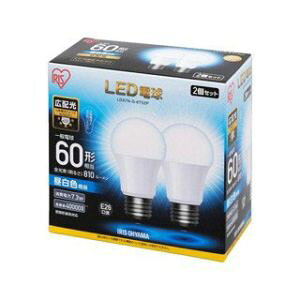 �y�A�C���X�I�[���} IRIS�z�A�C���X�I�[���} LDA7N-G-6T52P LED�d�� E26 �L�z�� 60�`���� �����F 2�Z�b�g