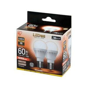 �y�A�C���X�I�[���} IRIS�z�A�C���X�I�[���} LDA8L-G-E17-6T52P LED�d�� E17 �L�z�� 60�`���� �d���F 2�Z�b�g