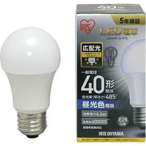 �y�A�C���X�I�[���} IRIS�zLED�d�� E26 �L�z�� 40�`���� �����F LDA4D-G-4T5