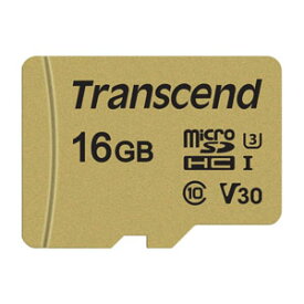 【トランセンド Transcend】トランセンド TS16GUSD500S マイクロSD microSDHC 16GB Class10 UHS-I U3 MLC Transcend