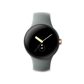 Pixel Watch (Wi-Fi Champagne Gold ステンレス ケース/Hazel アクティブ バンド)/Google