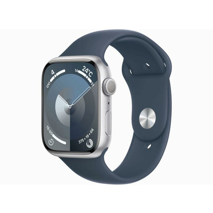 Apple Watch Series 9（GPSモデル）- 45mmミッドナイトアルミニウム 