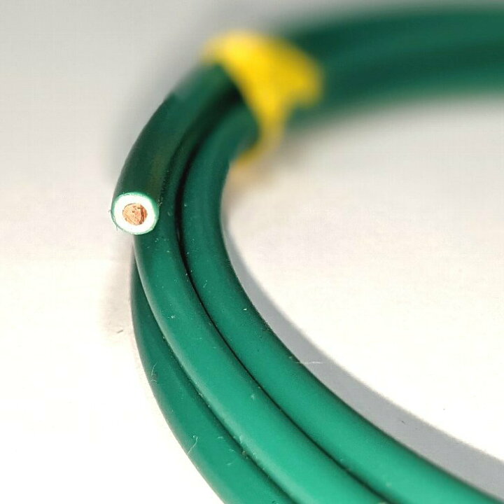 楽天市場】緑色 IV 1.6mm 単線【1m 切断販売】電気工事士技能試験用 