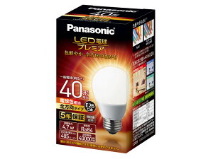 Panasonic LEDd(ʓd`EE26Eʓd40W`) @@LDA5LGZ40ESW2@[dF]