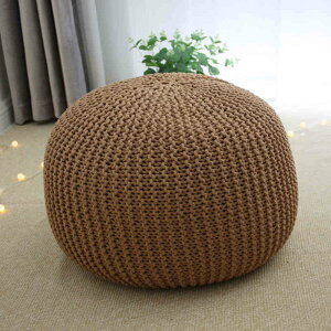 プフ 丸形クッション クッションチェア ニットプフ クッション 丸 オットマン スツール フロアスツール 床 座る 丸クッション 円 一人暮らし おしゃれ 韓国インテリア クッションチェアー