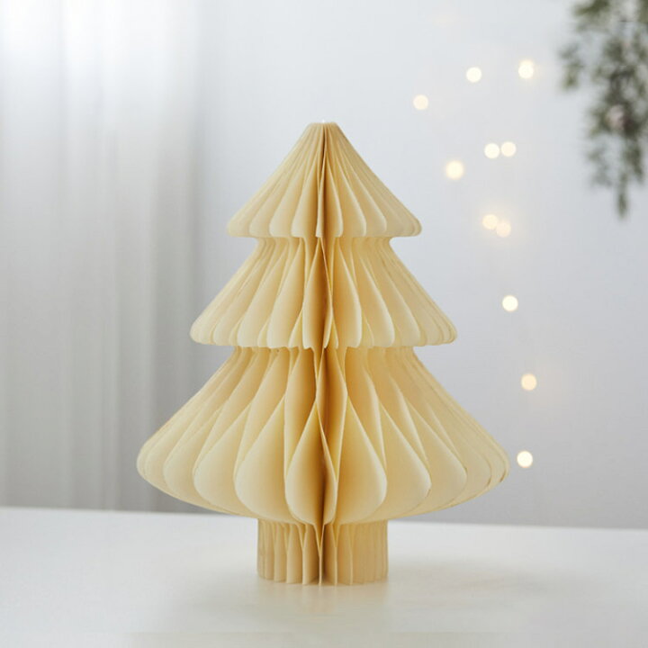 楽天市場】2個セット クリスマスツリー 卓上 30cm ペーパー 紙 ミニ 