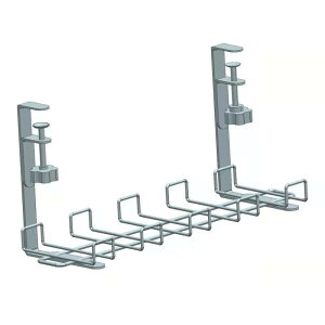 \20時〜100名限定!全品15%OFFクーポン発行中!/楽天1位獲得★【 穴あけ不要】ケーブルトレー デスク下 ケーブル配線 トレー ケーブル収納 電源タップ 電気 机下 ワイヤートレー ケーブル