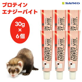 SANKO サンコー プロテイン エナジーバイト 30g 6個 小動物 フード 餌 おやつ ハリネズミ フクロモモンガ ハムスター シマリス 昆虫食 栄養補給 三晃商会